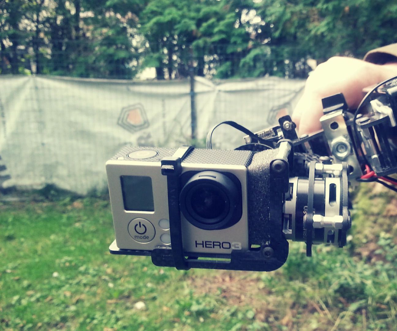 Handheld 2D Gopro Gimbal From Defective Drone Parts