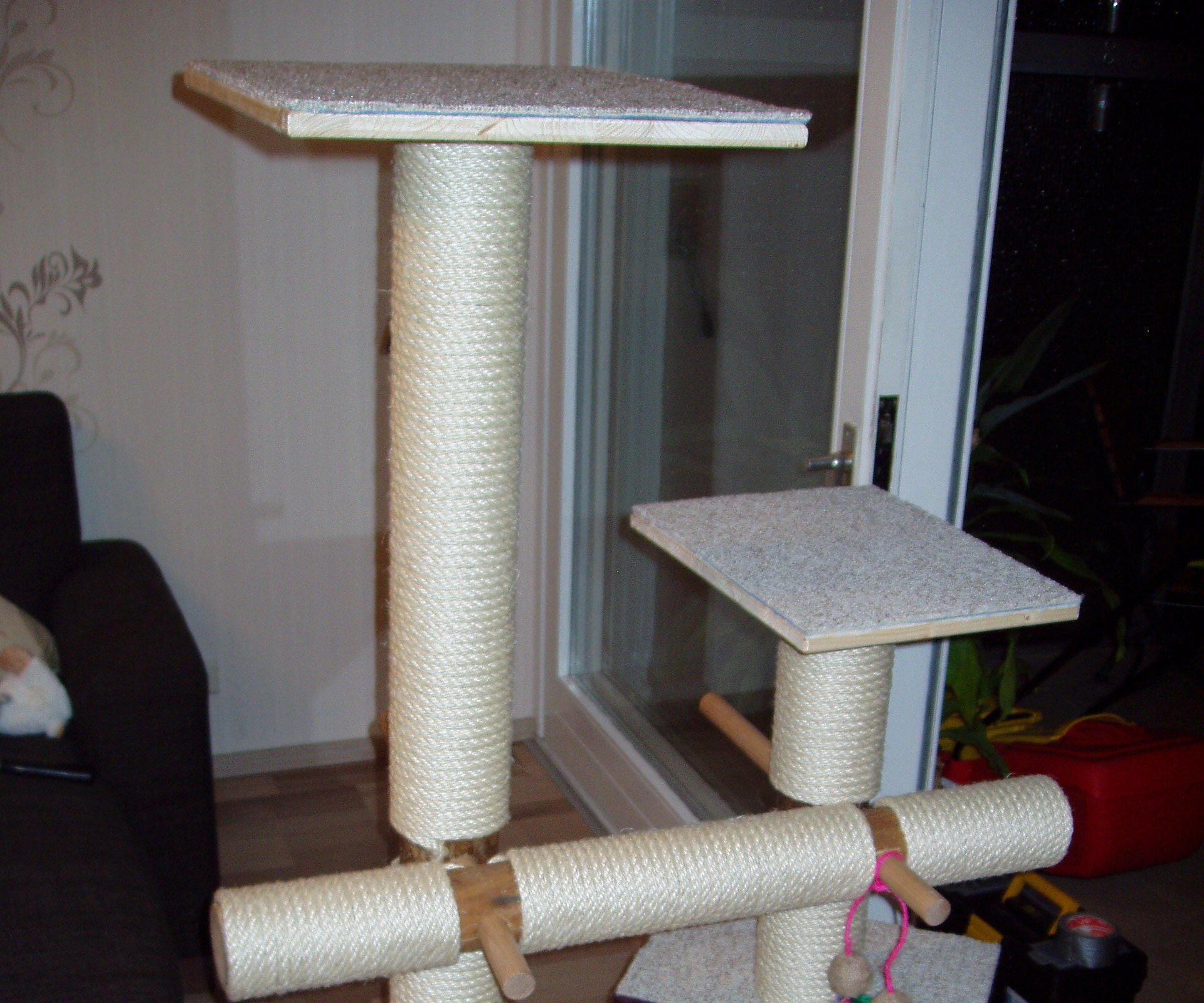 DIY Cat Tree With Hammock 6 Steps Instructables