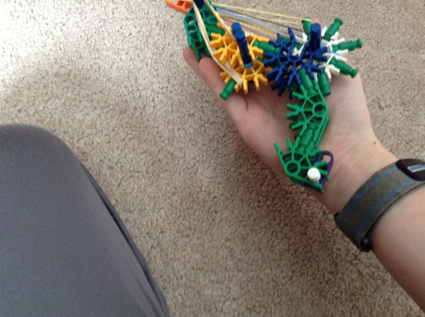 Knex Mini Semi Auto Rubber Band Gun (MSARBG) 5 Steps (with Pictures