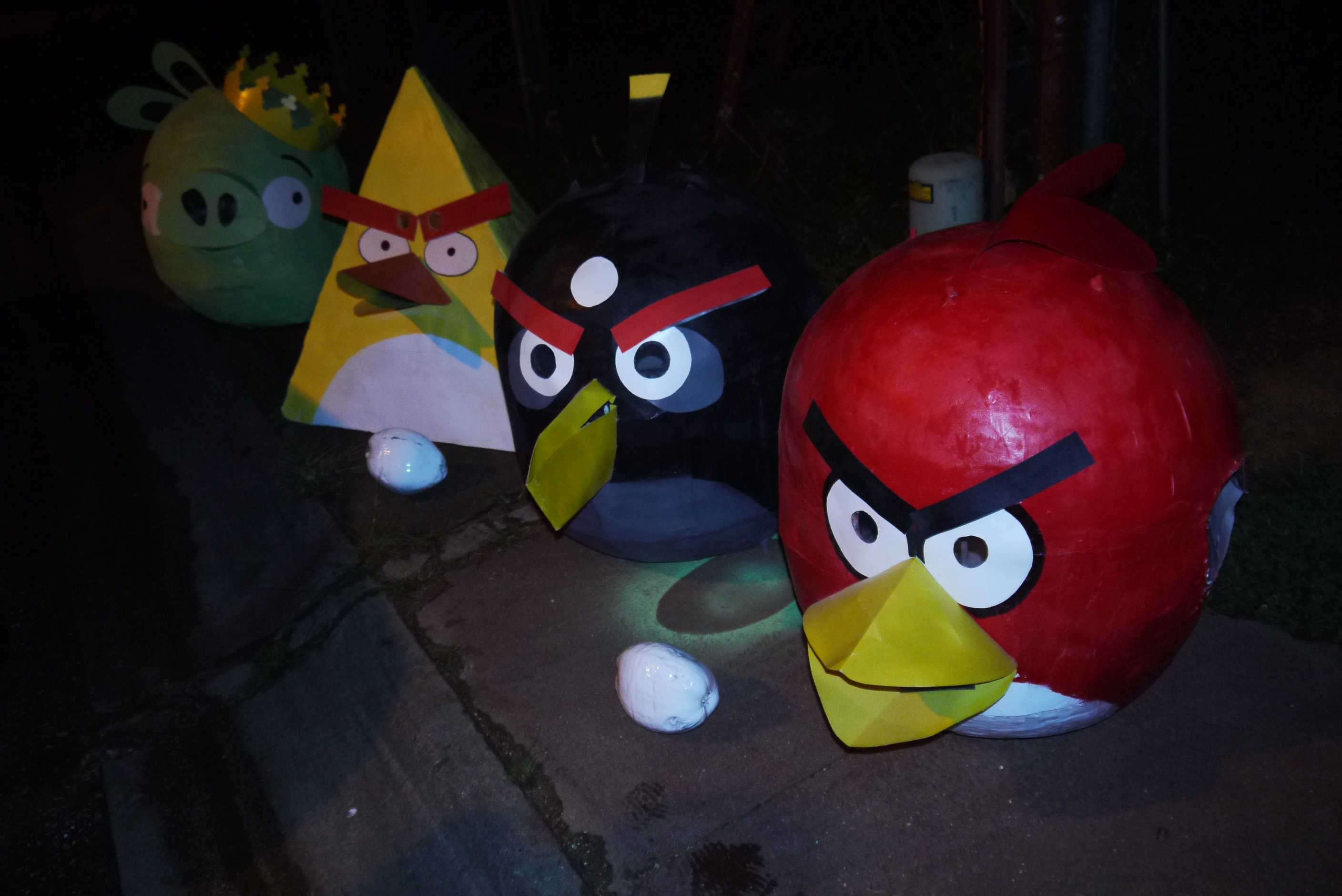 Paper Mache Angry Birds Costume! Instructables