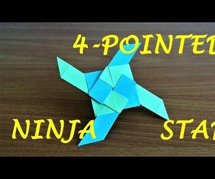 How to Make a 4-Pointed Transforming Ninja Star