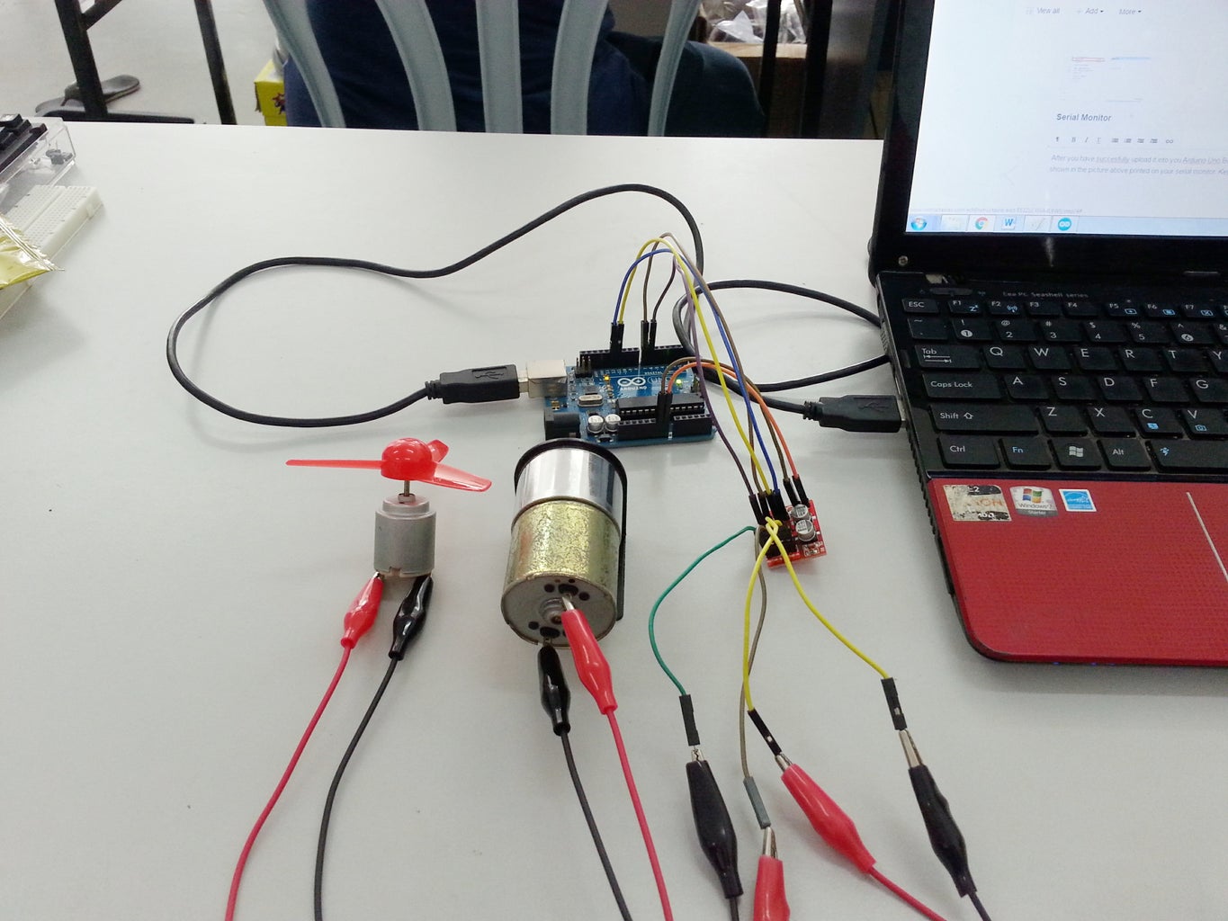 Tutorial for Arduino Mini DC Motor Driver Dual H-Bridge PWM Control ...