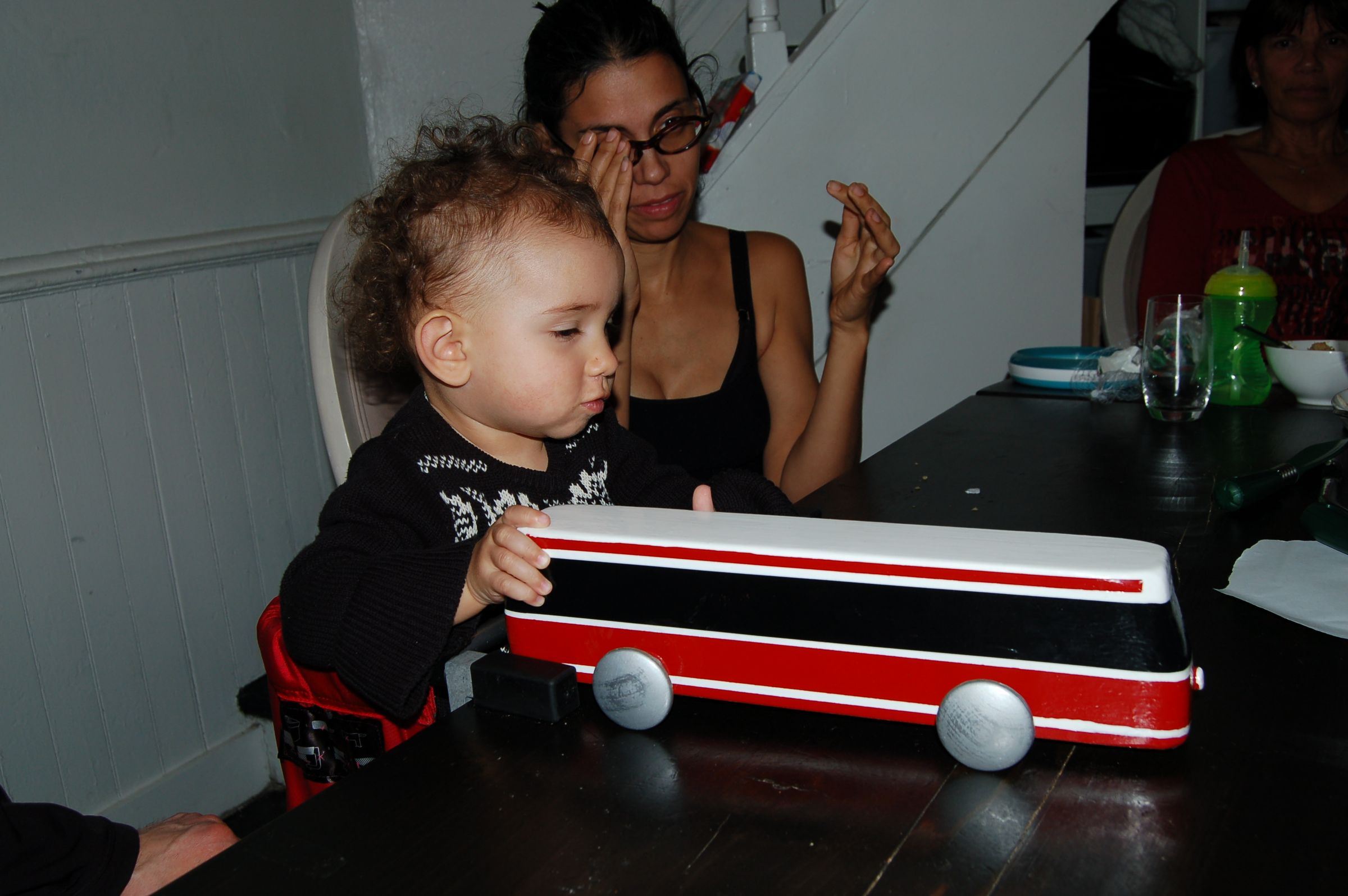Wooden Streetcar Toy for a City Child