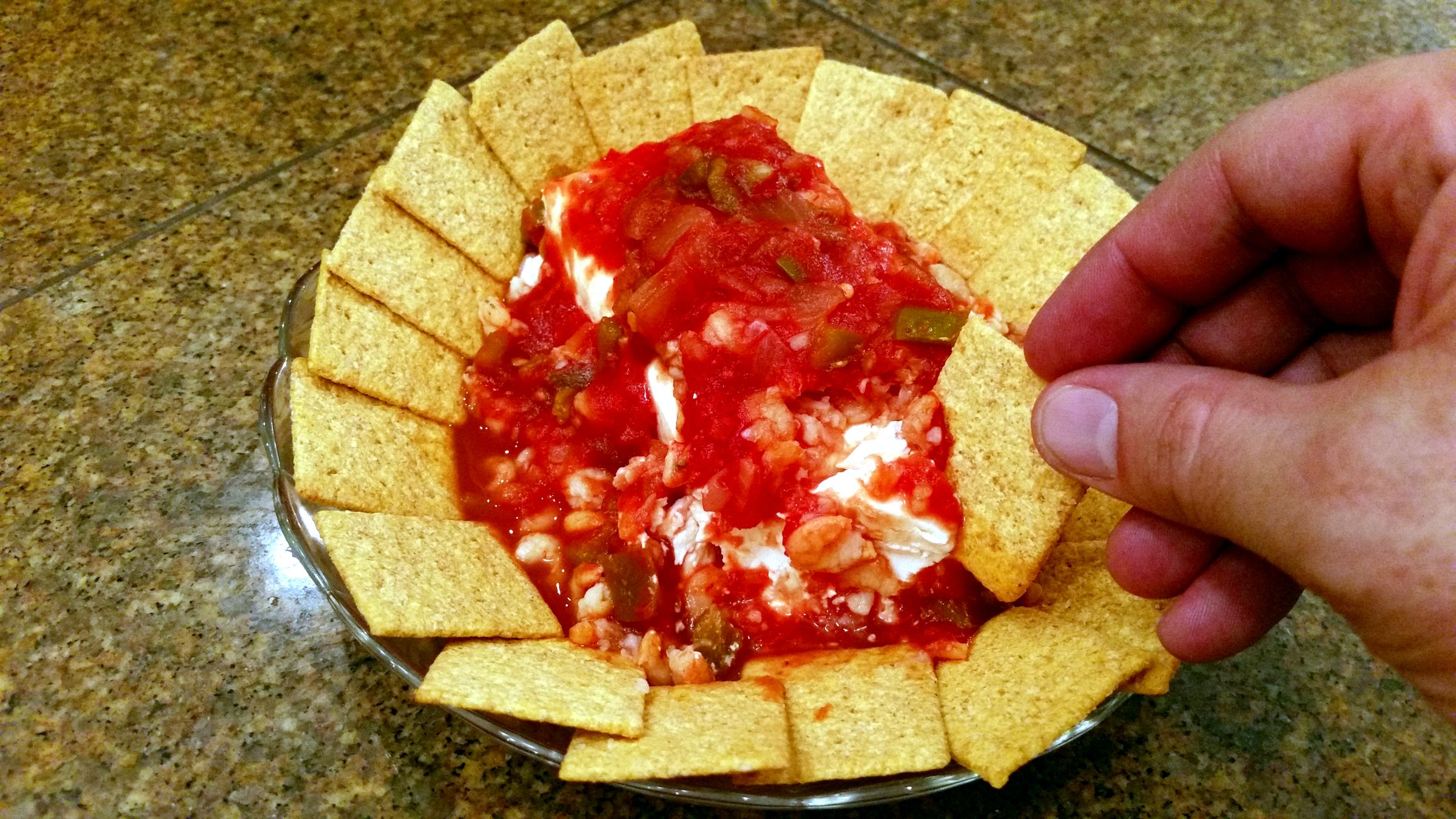 Salsa & Shrimp Cream Cheese Dip 4 Steps (with Pictures) Instructables