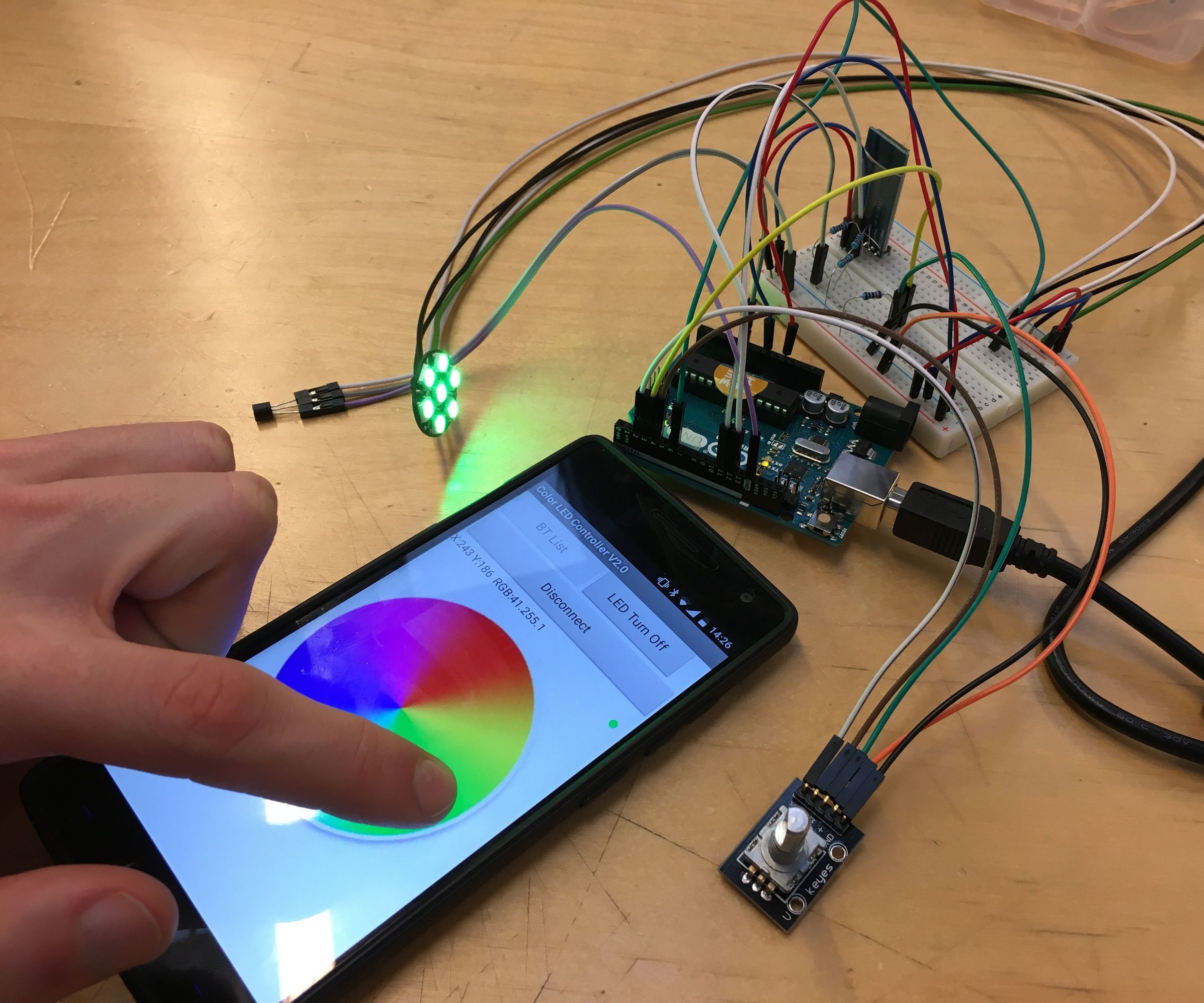 Bluetooth Controllable RGB Temperature Light (TfCD)