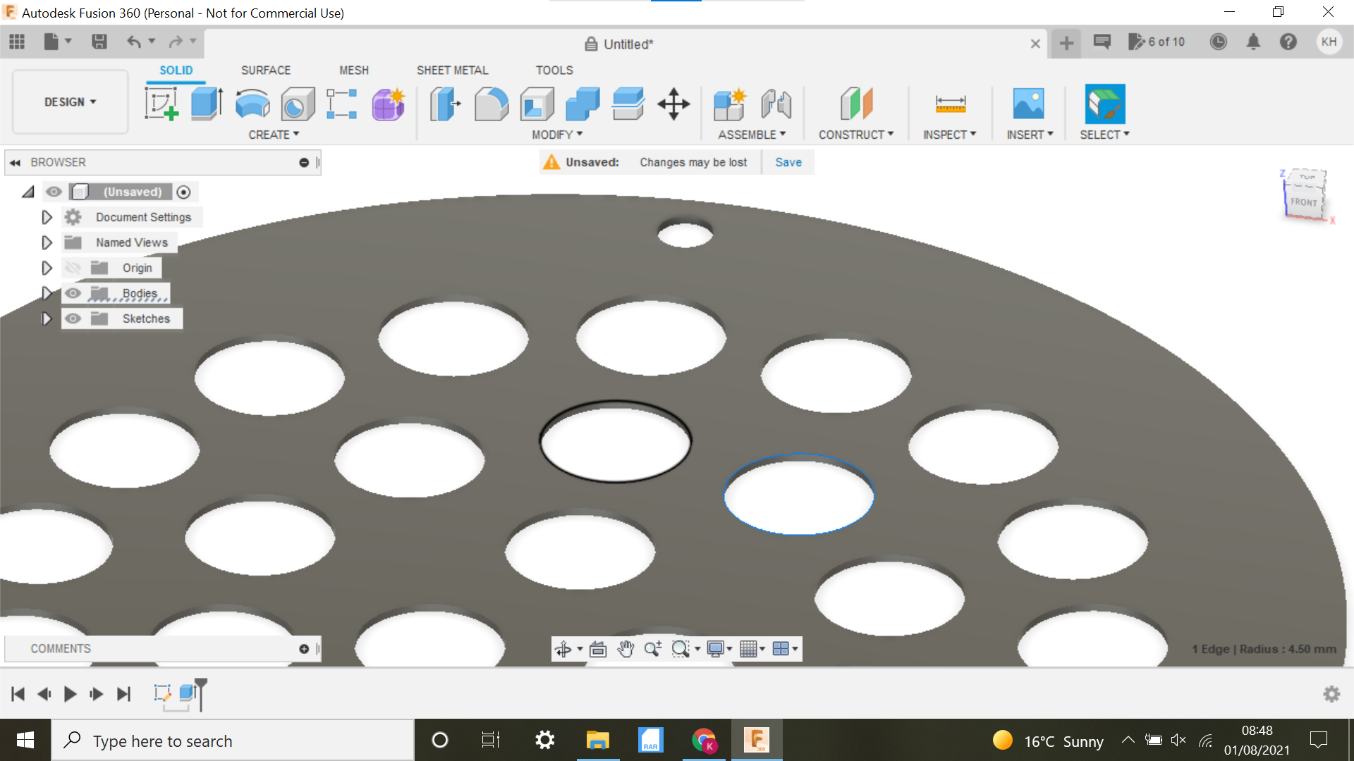 Ball Bearing Baren for LinoCut Relief Printing With Fusion 360 Updated