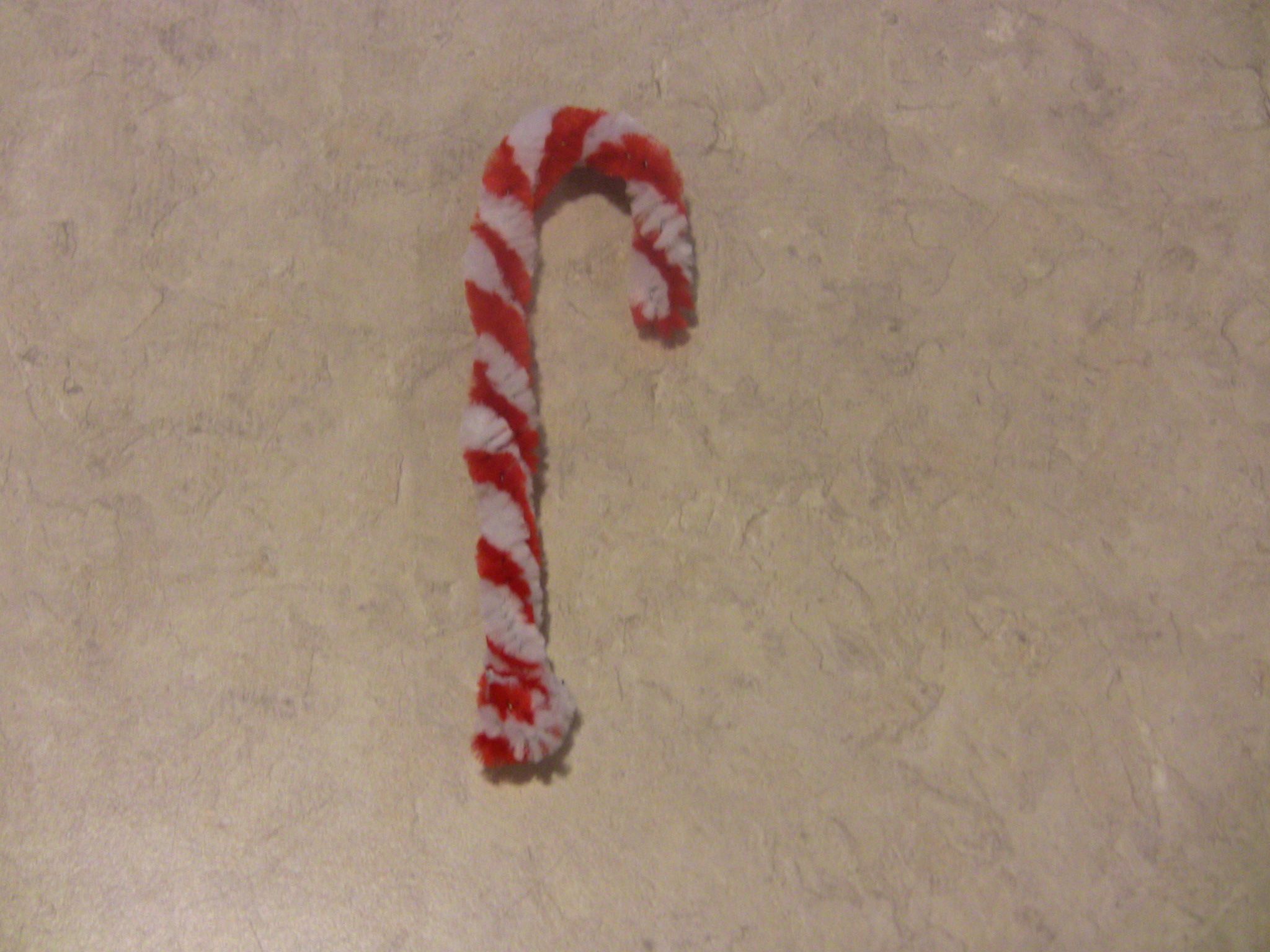 DIY Pipe Cleaner Candy Cane 3 Steps Instructables