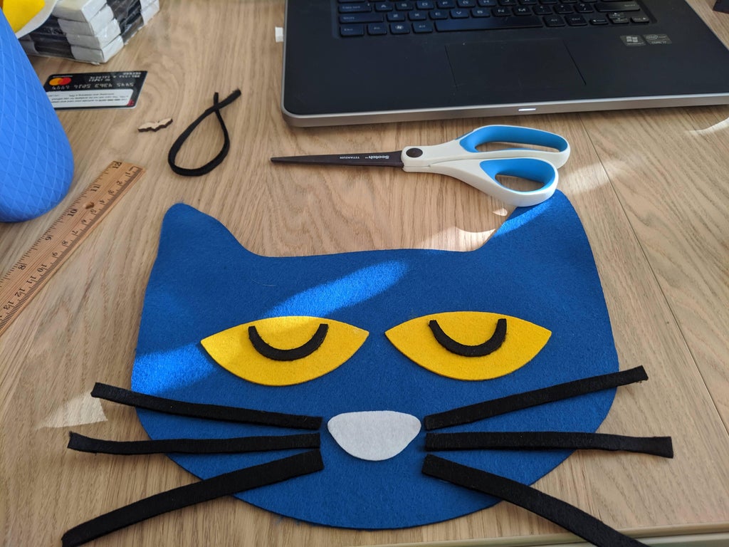 Pete the Cat Costume : 4 Steps (with Pictures) - Instructables pete-the-cat-headband-craft-free-template