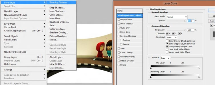 Layer Menu