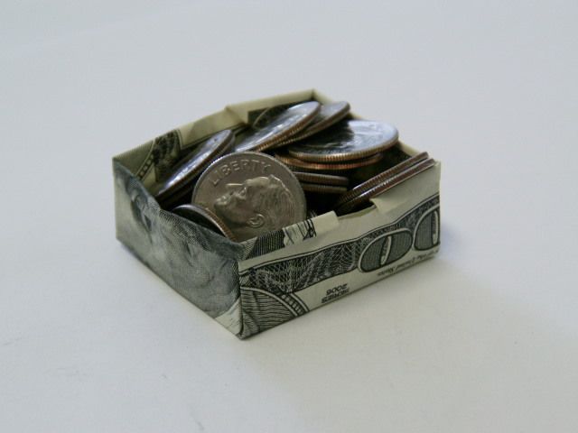 $100 Origami Box