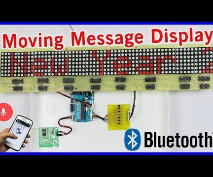Arduino Based Moving Message Display Using Bluetooth