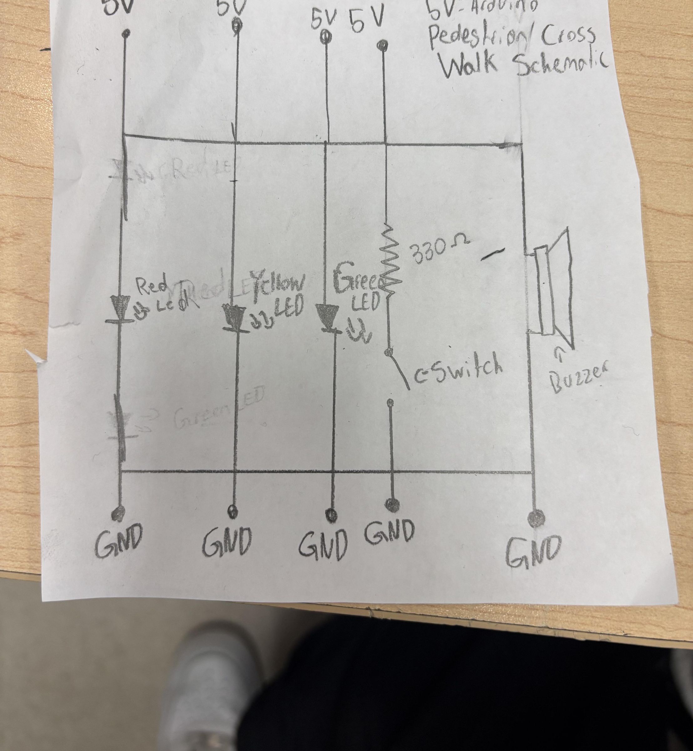 Arduino Pedestrian Cross Walk Project