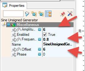In Visuino Set Components