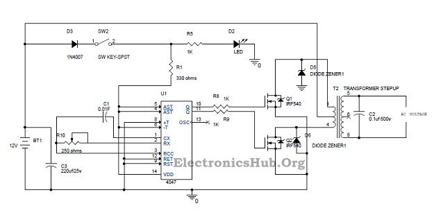 100W Inverter Circuit
