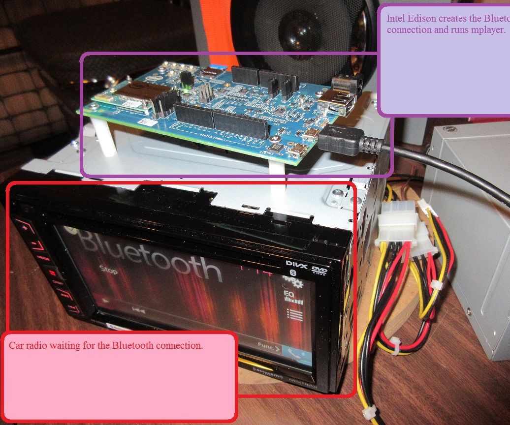 Intel Edison Pushing Bluetooth Audio.