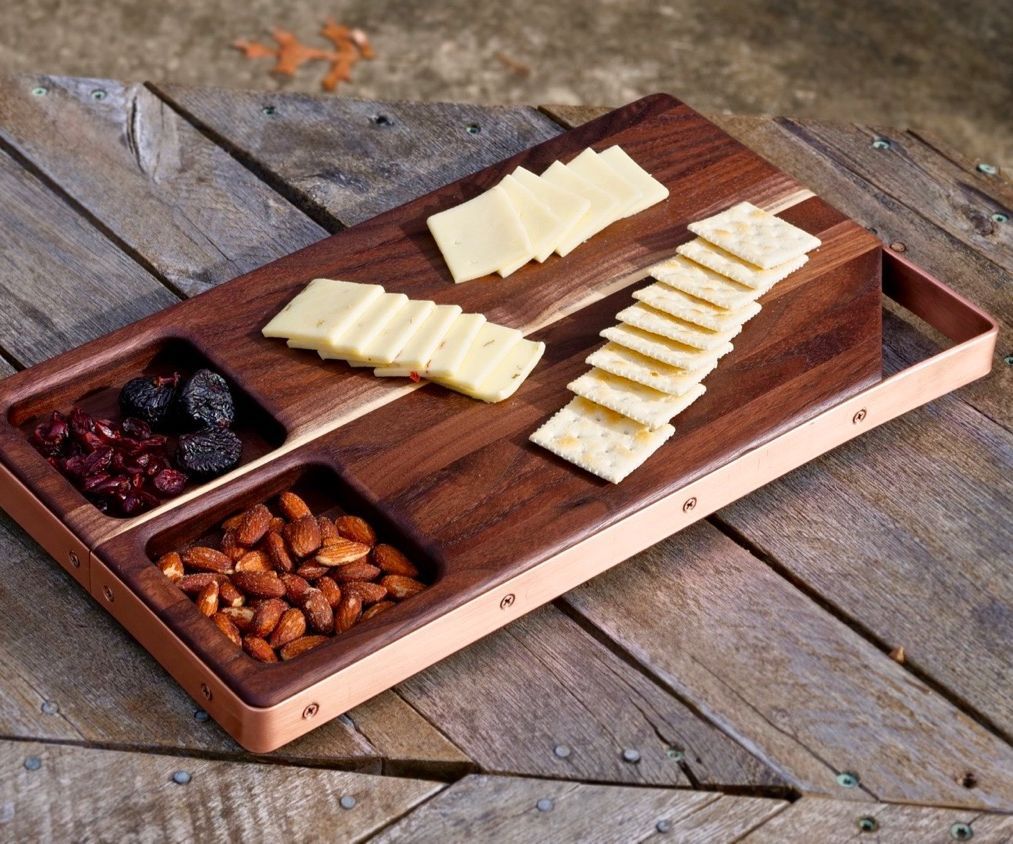 Walnut and Copper Cutting Board / Serving Board!