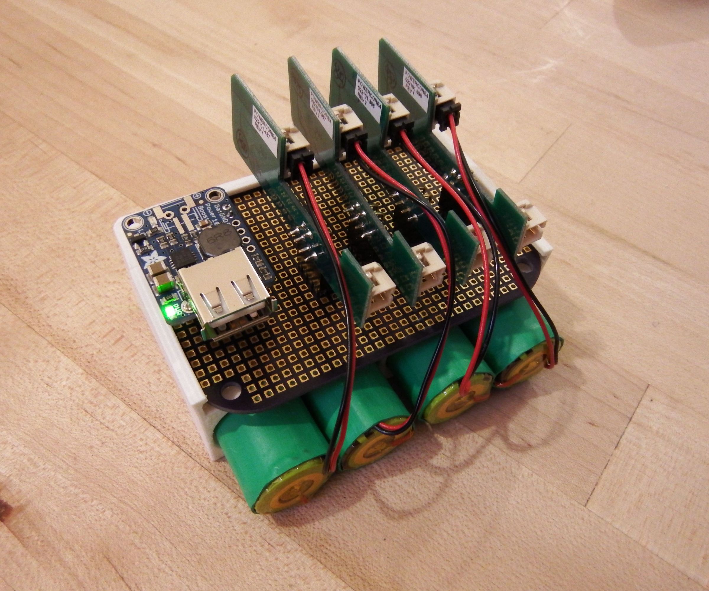 Power Stacker: Stackable USB Rechargeable Battery System