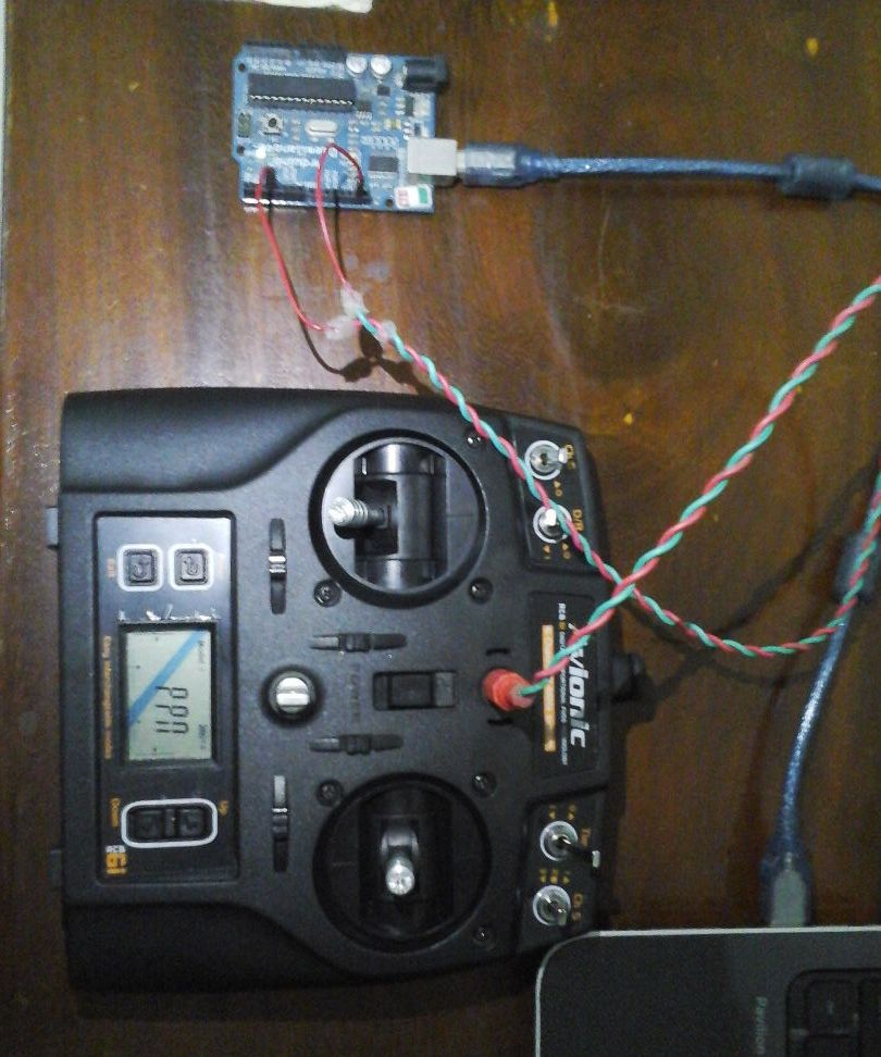 RC Simulator Using Tx, Arduino & PC