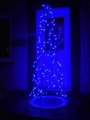 Christmas tree revisited with recycled materials