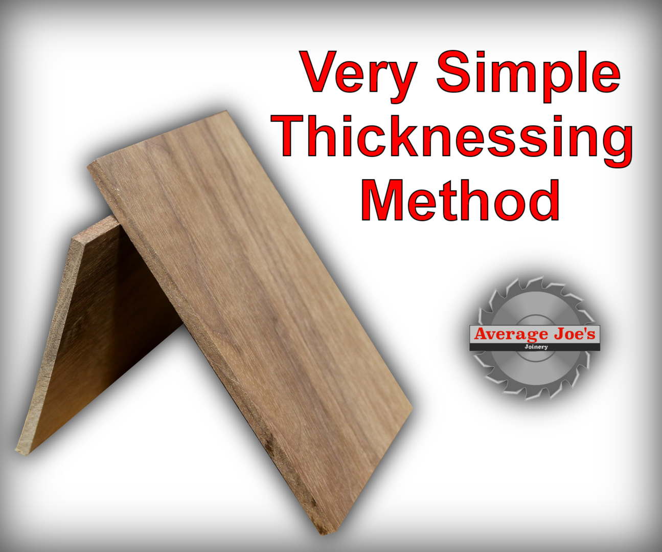 How to Thickness Very Small Pieces Wood - Average Joes Quick Tips