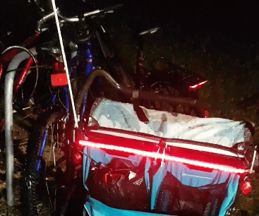 Bicycle Trailer Light (with Knight Rider Effect)