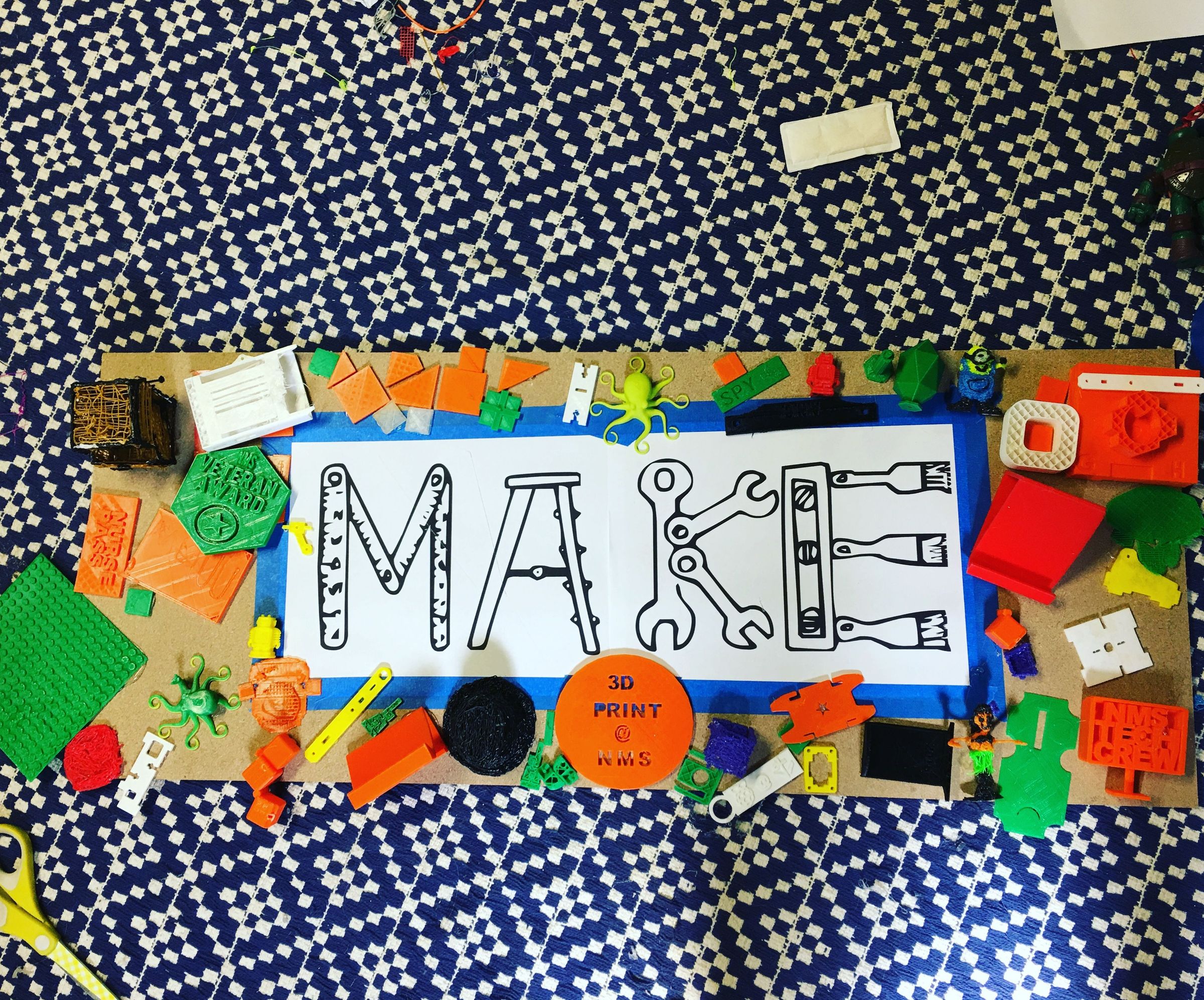 3D Printed Scrap Makerspace (or Anything) Sign