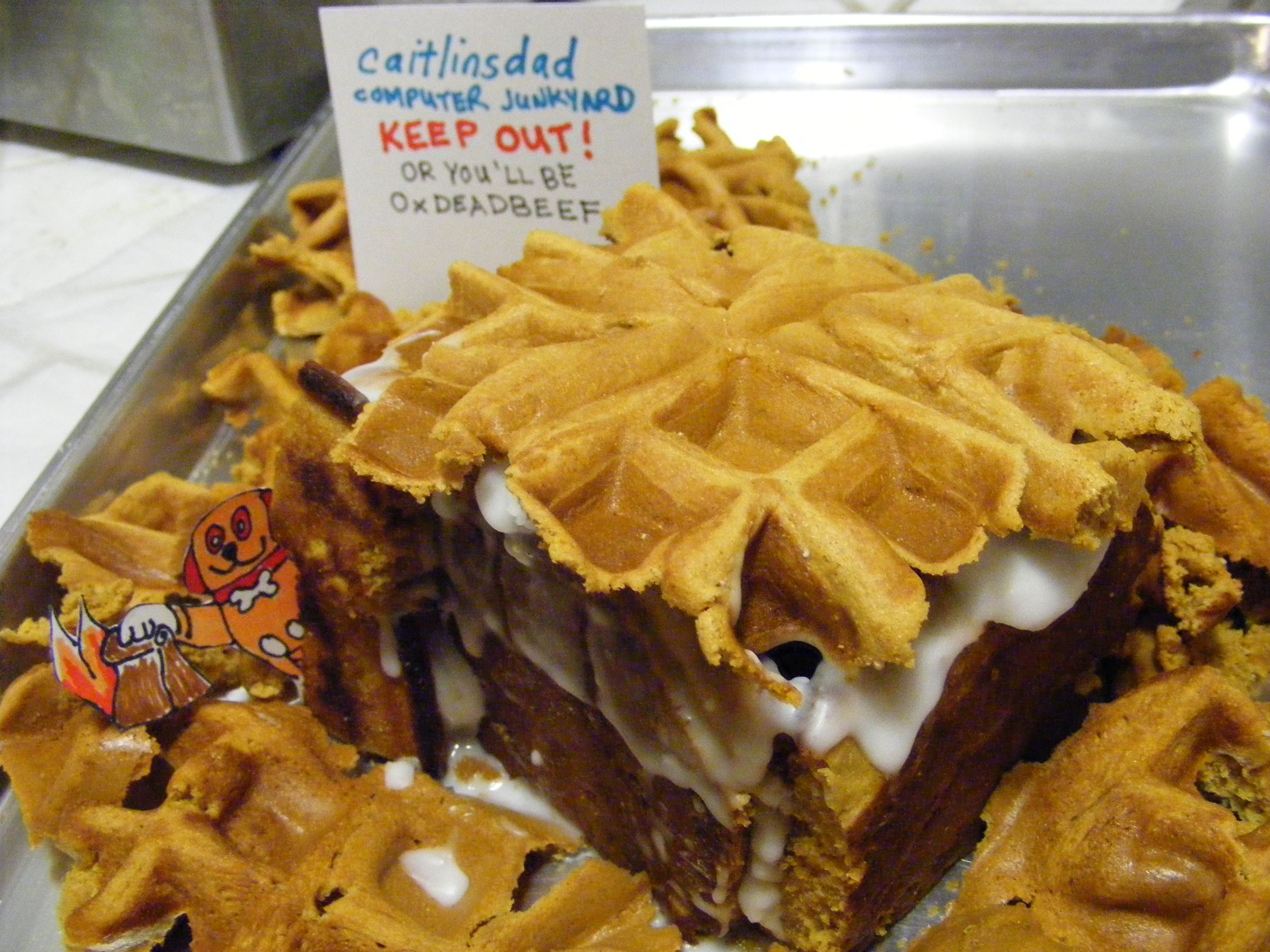 Gingerbread Pancake and Waffle House (Kiteman's Shed) (with Pictures
