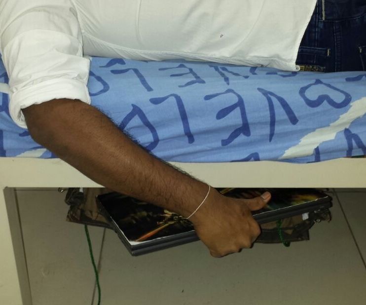 The Lazy Laptop Holder Shelving