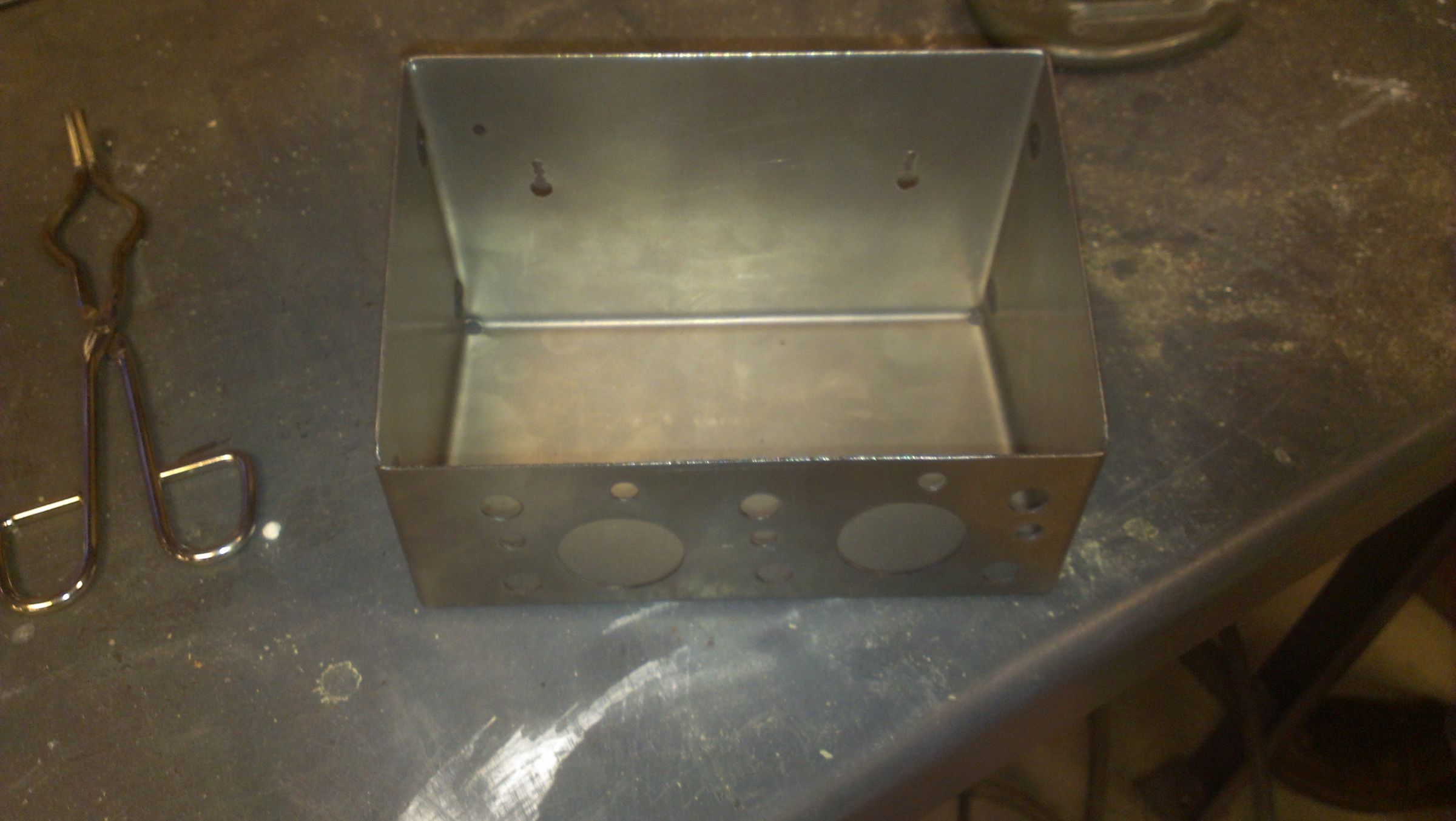 Sheet Metal Recipe Card Holder