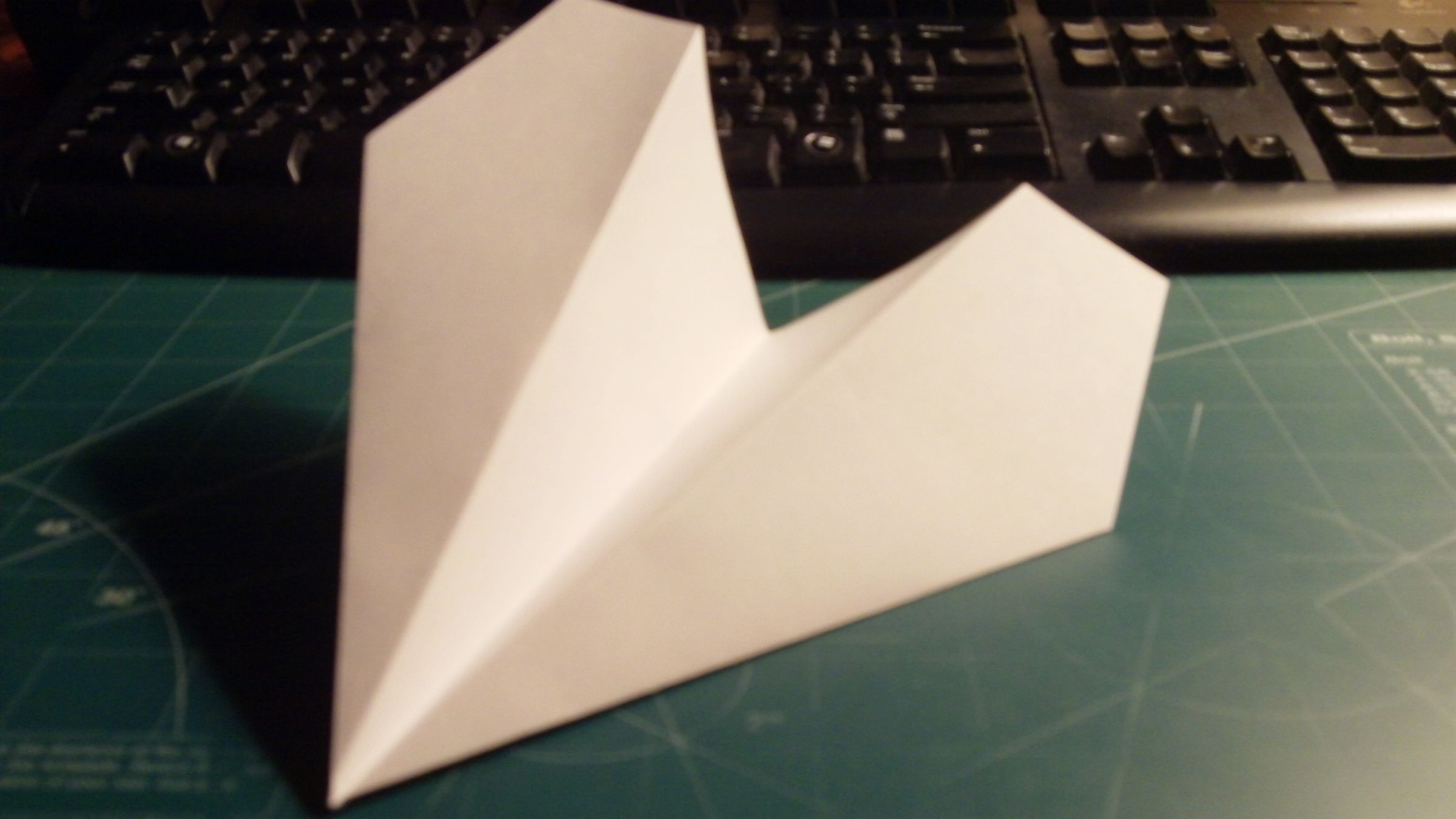 How to Make the Falcon Paper Airplane : 8 Steps - Instructables