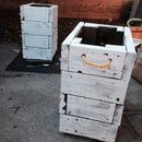 Wooden Planters From Reclaimed Decking
