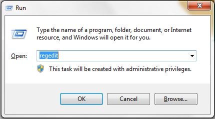 Open Registry Editor