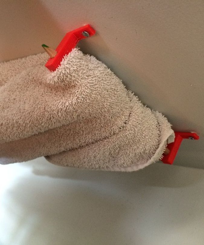 3D Print Easiest Towel Rack