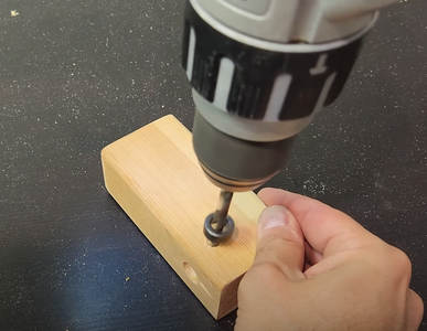 Drilling Hole for the Push Button