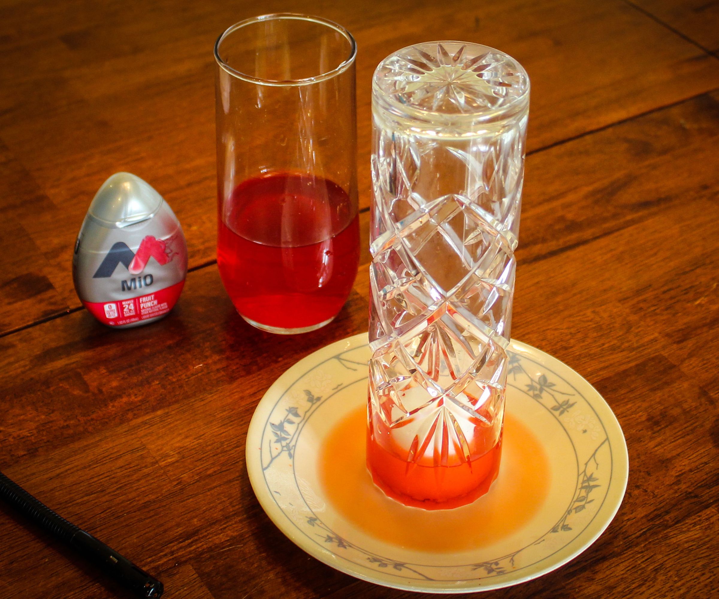 Burning Candle, Rising Water Experiment