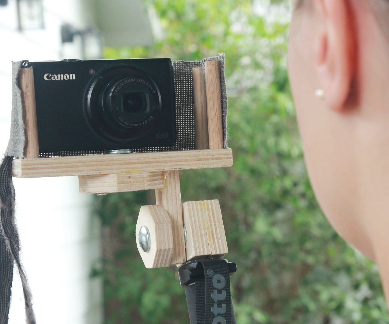 DIY Camera Selfie Stick W/ Wind Screen 