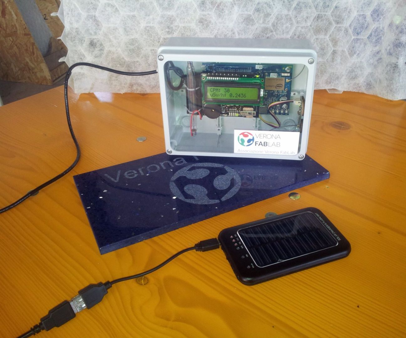 Geiger Backpack With Intel Edison