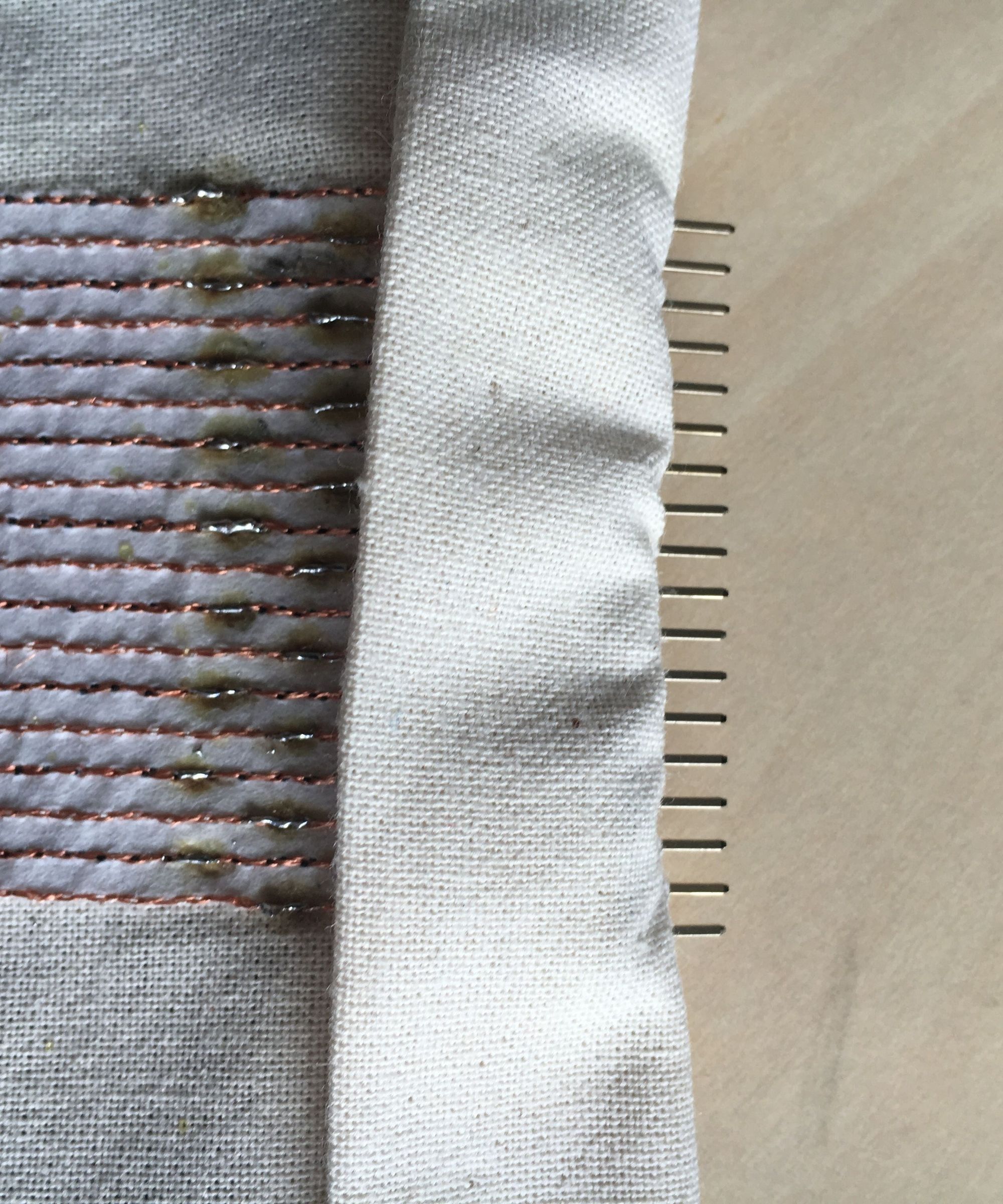 Simple E-textile Connector