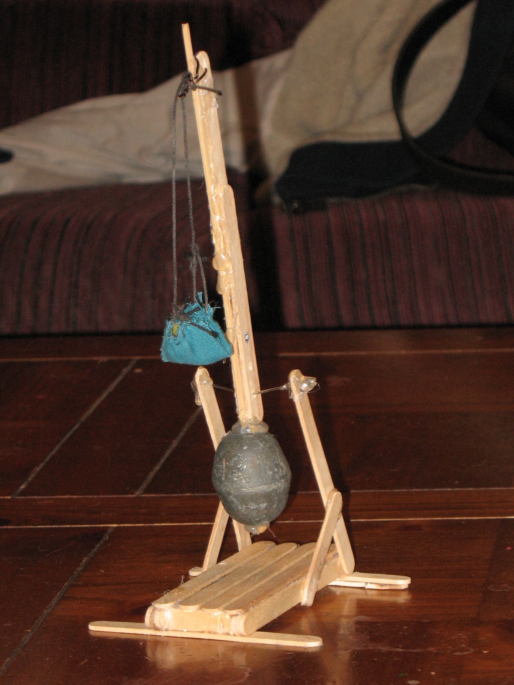 Popsicle Stick Trebuchet Instructables