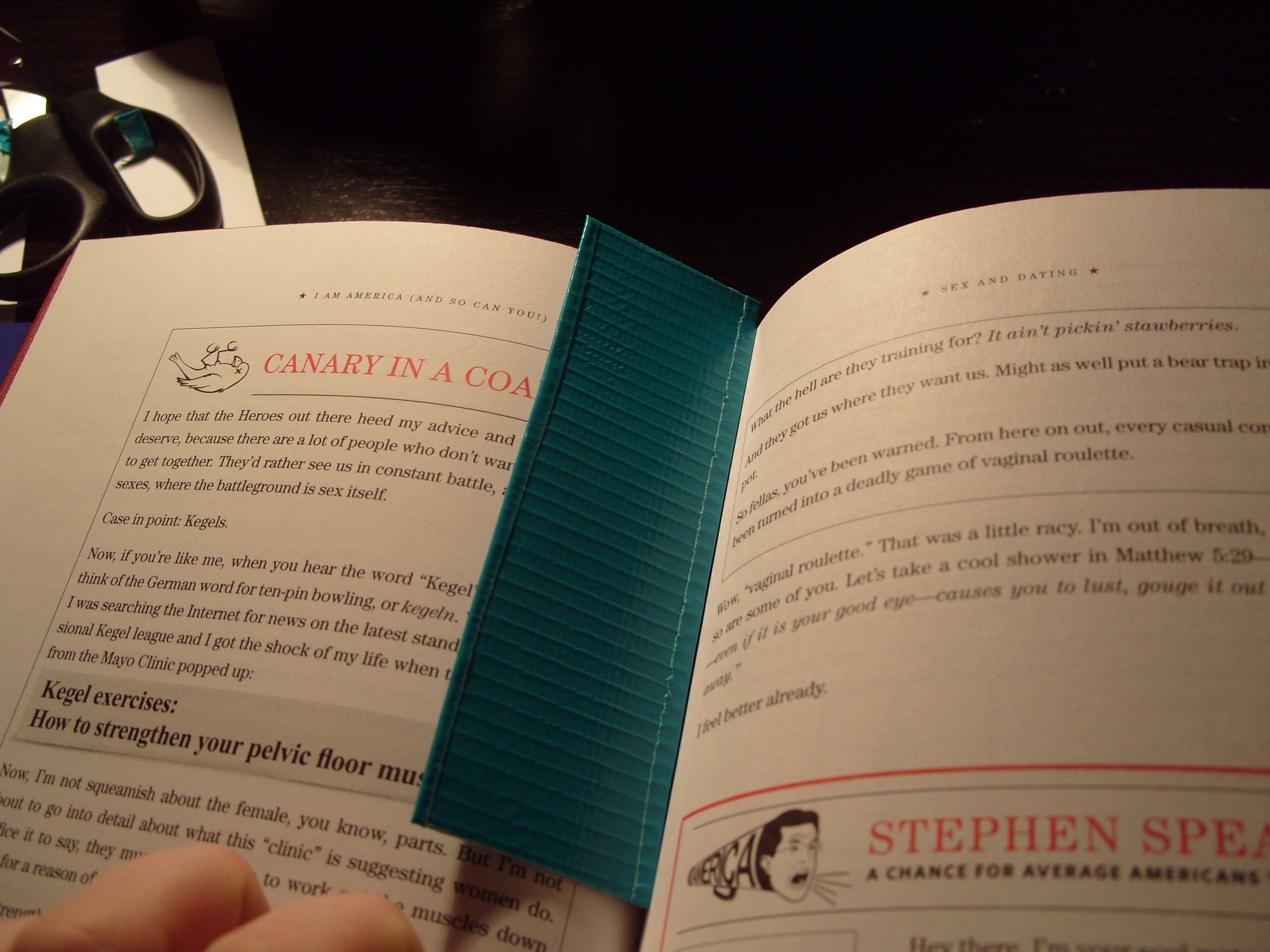 Duck Tape Bookmark