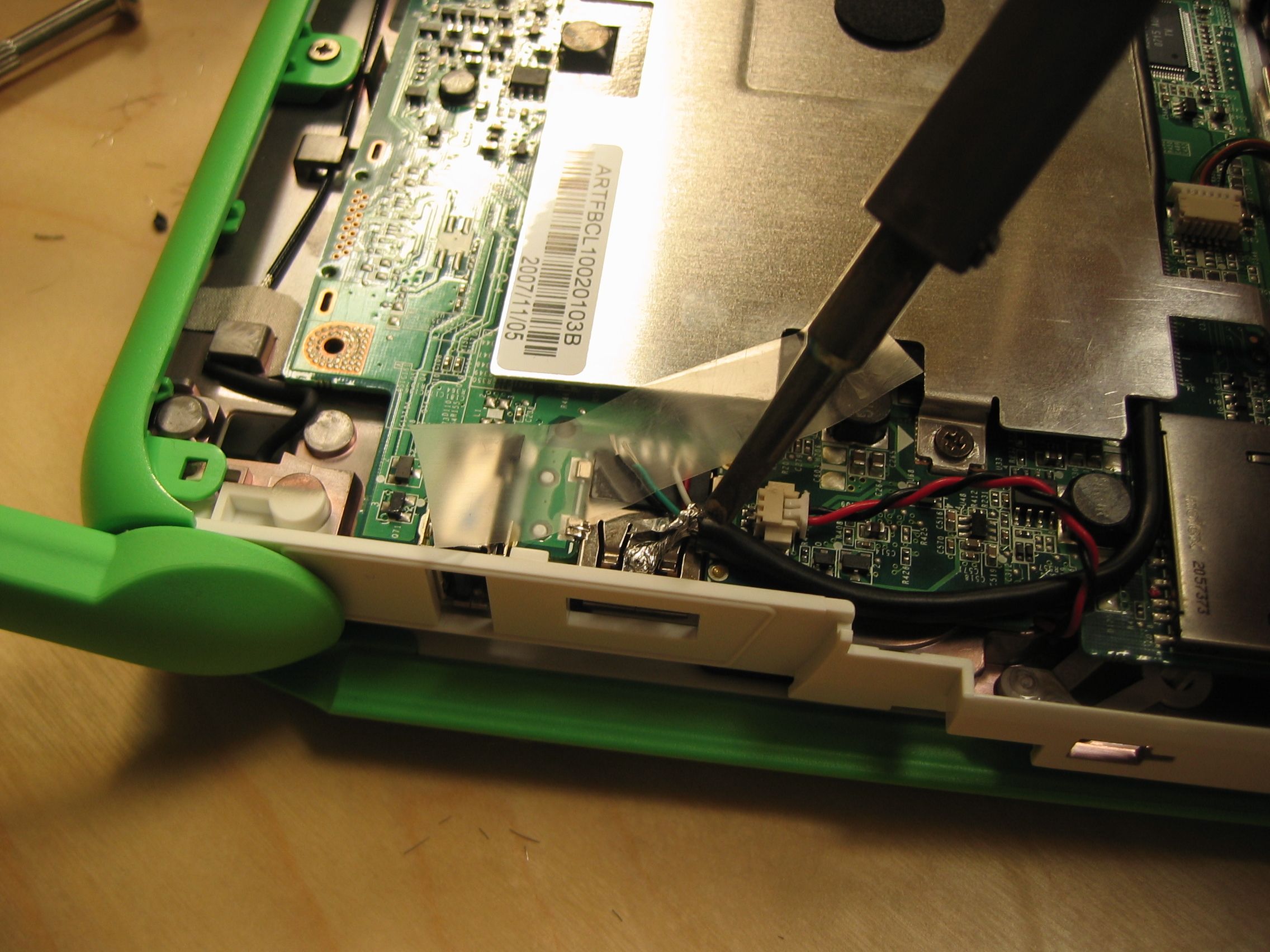 Finishing the Job: Installing a USB Keyboard Into an OLPC XO