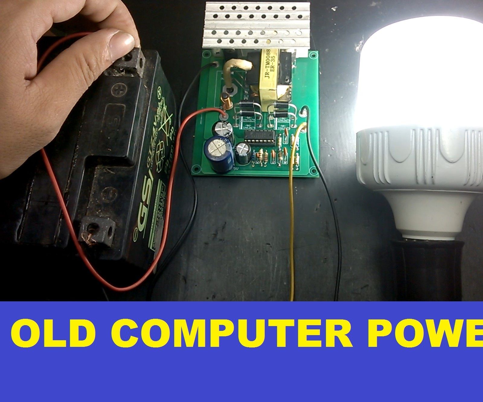 Make 350W Power Inverter 12V 220V From OLD Computer Power Supply