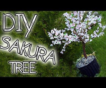 DIY Sakura - Cherry Blossom Tree With Paper (with Video)