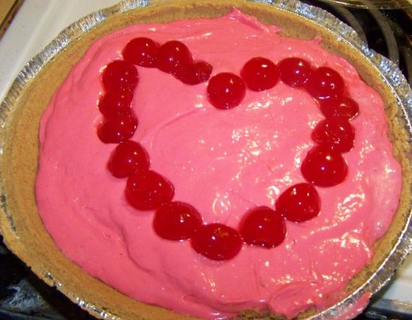 Valentine's Day Kool-ade No-Cook Pie