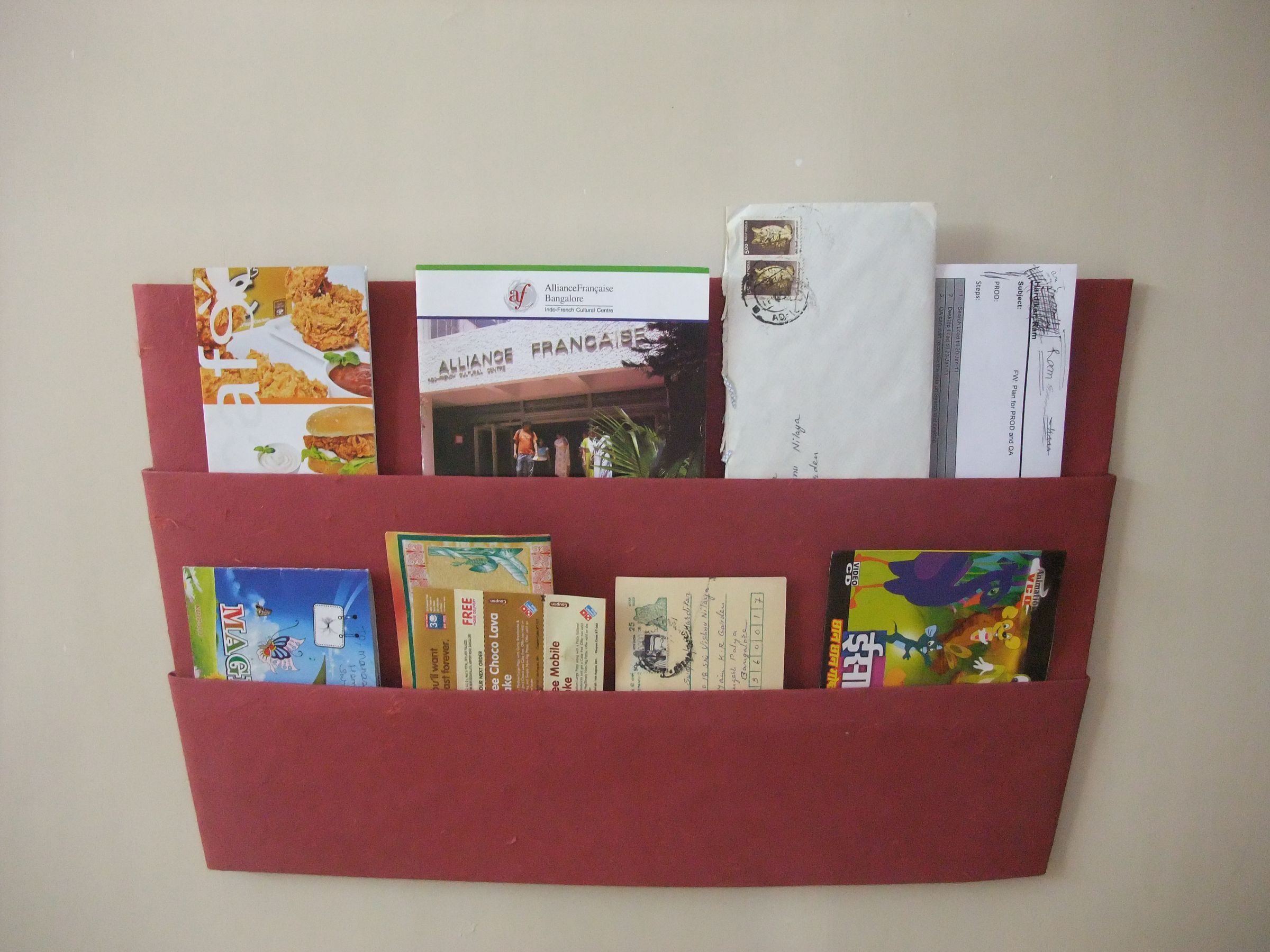 Origami Letter Holder 5 Steps Instructables