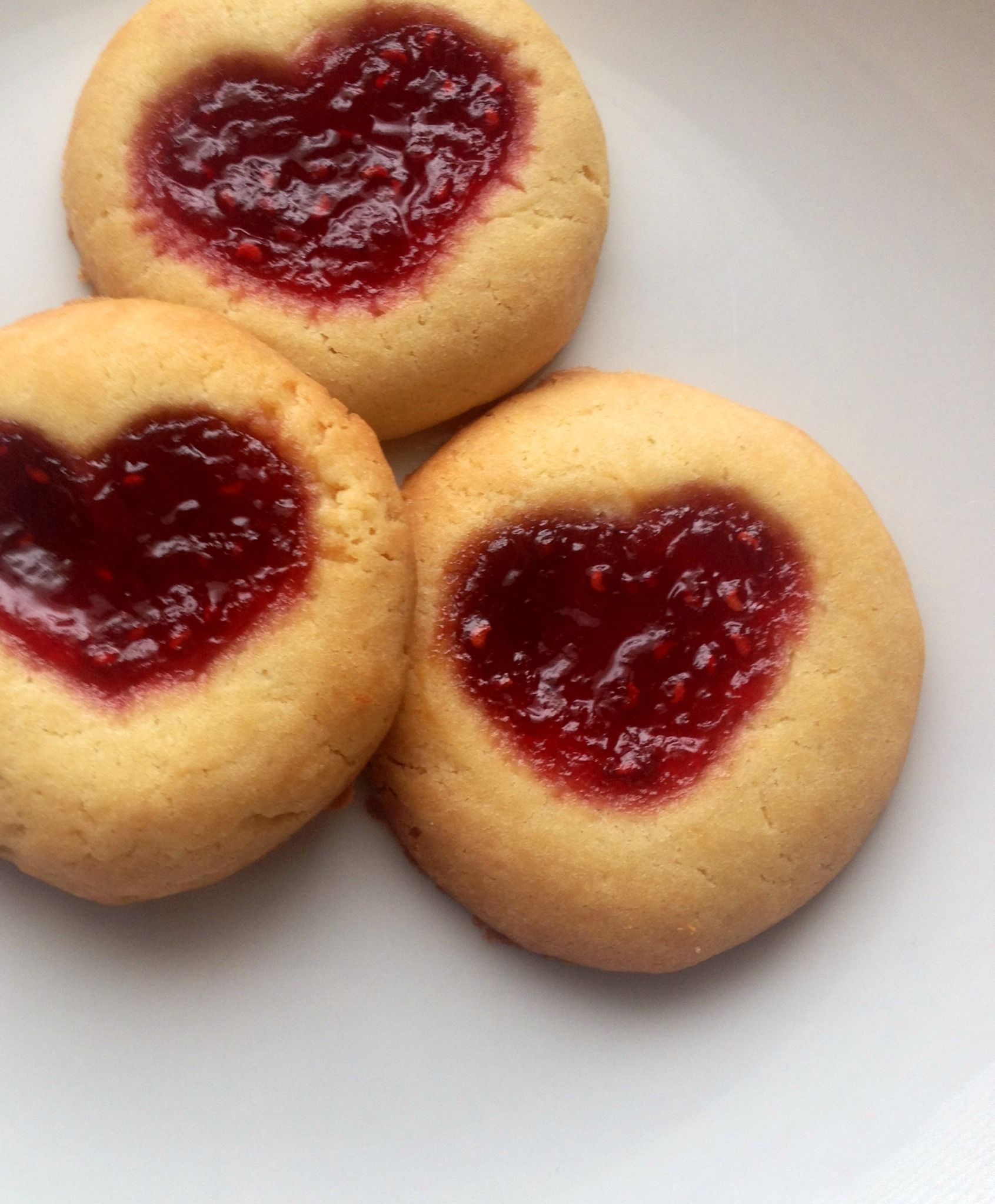 Thumbprint Cookies of Love