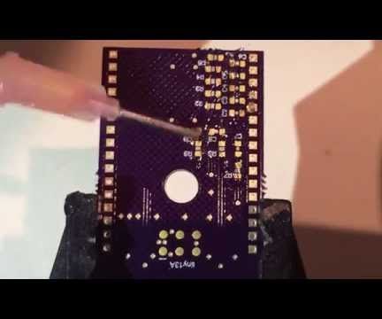 Surface Mount Soldering (Pinoccio Touch Sensor)