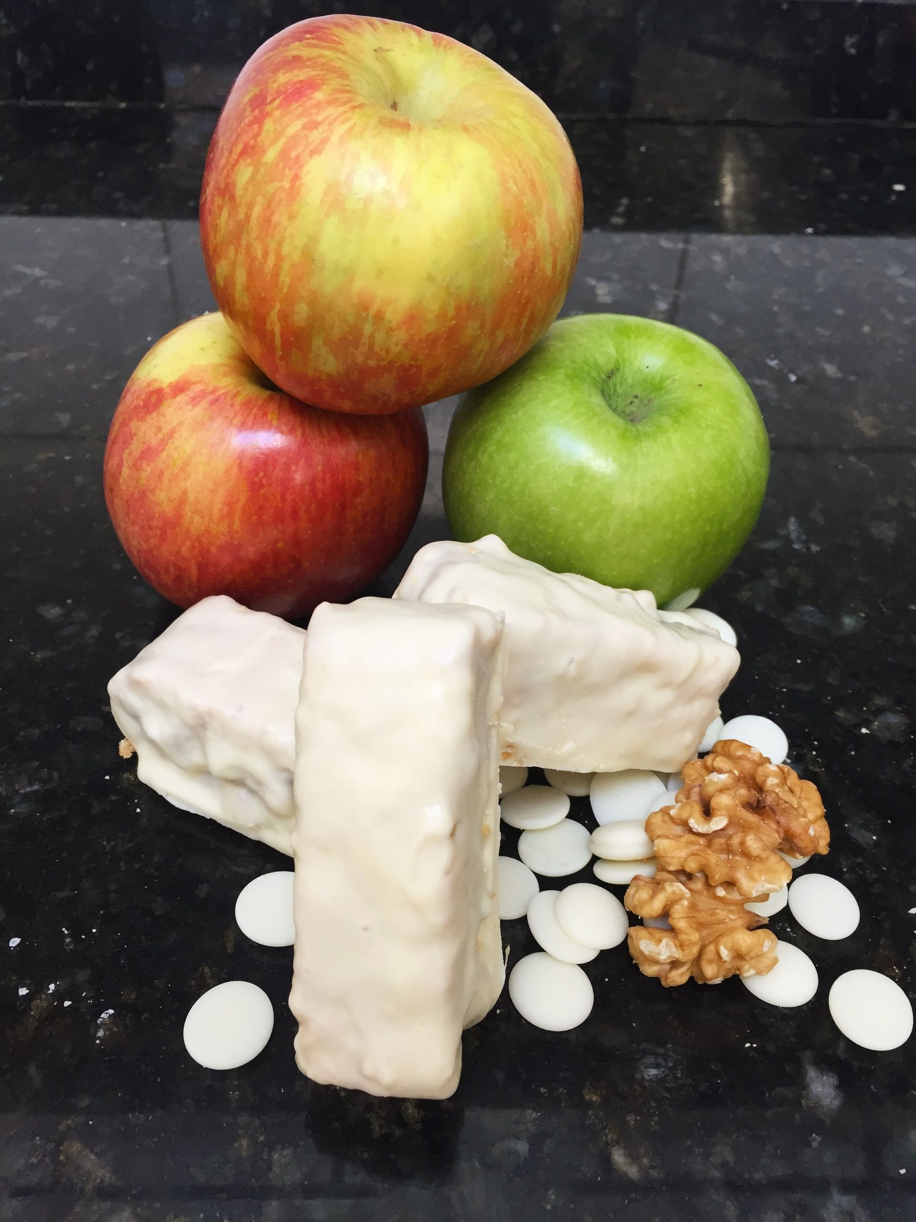 Nutty Caramel Apple Bars