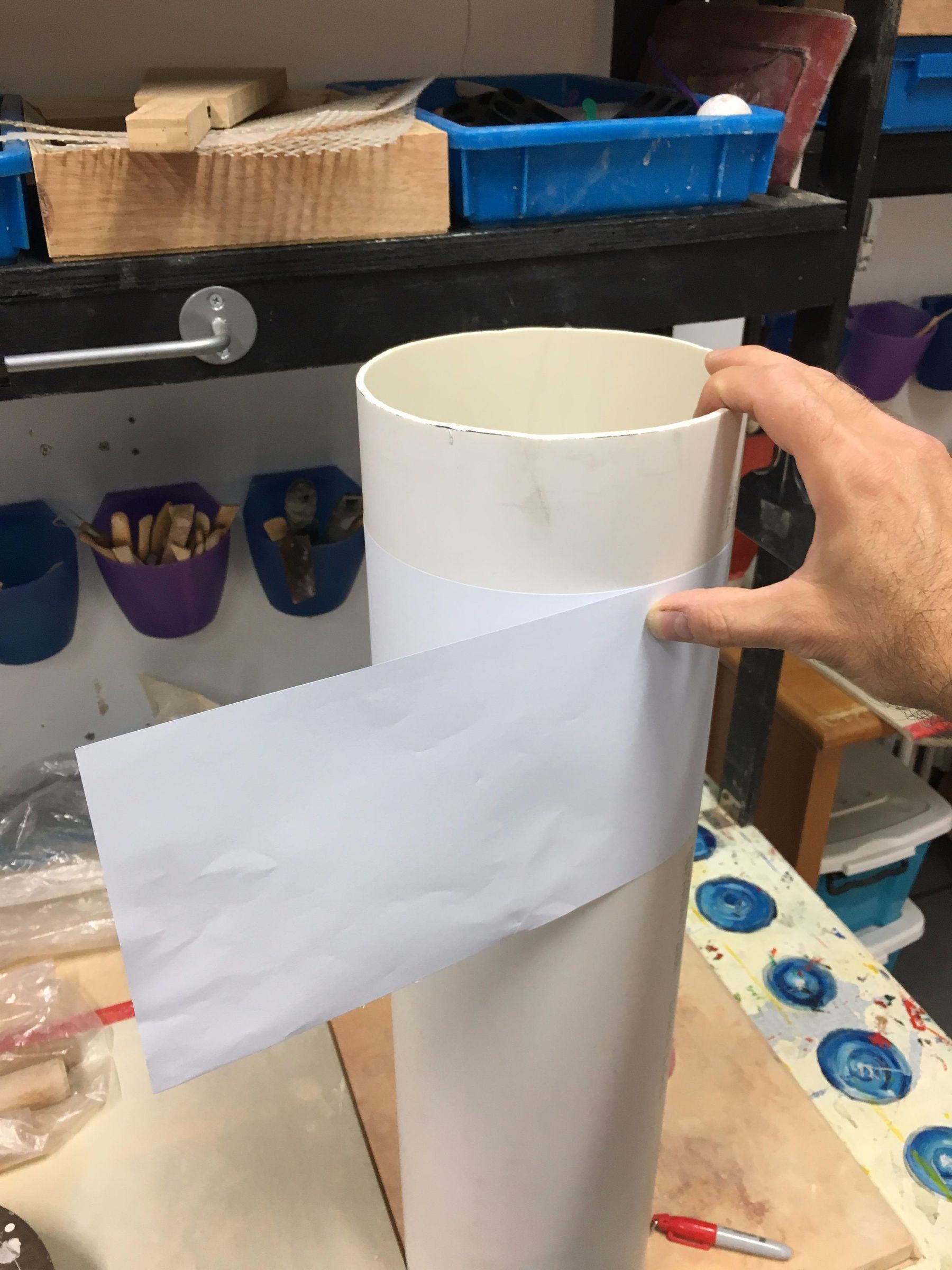 PVC Half Pipe Slump and Hump Mold for Handbuilding With Clay 4 Steps