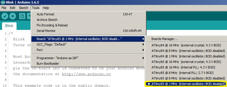 How to Program ATtiny85 With Arduino UNO : 6 Steps (with Pictures ...